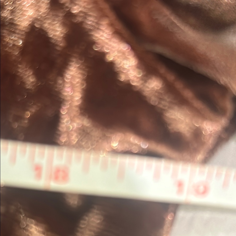 Elegant Velvet Brown Blouse - Picture 5 of 7